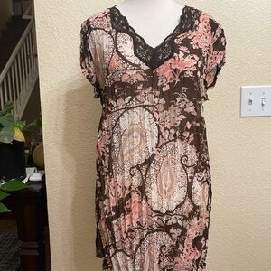 Emma James women’s summer floral tops short sleeve size 14